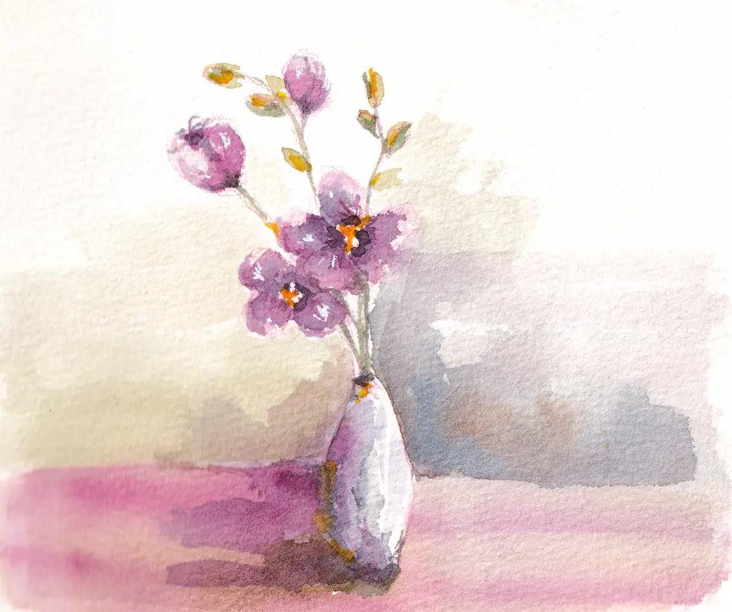 Watercolour painting